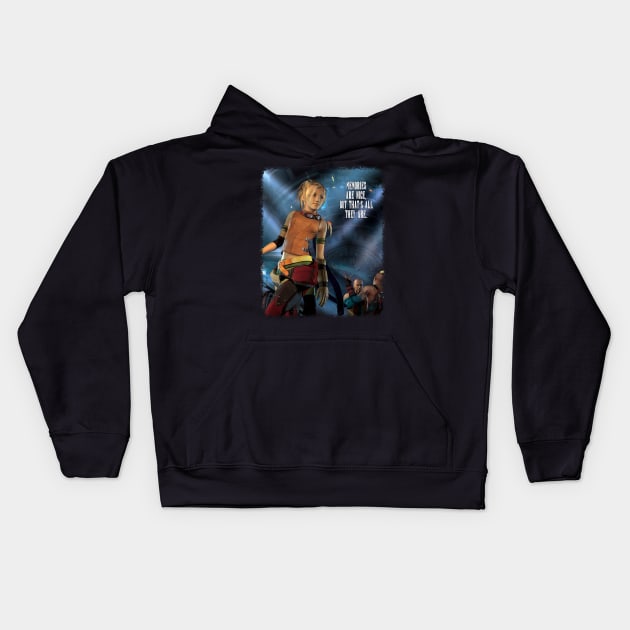 Final Fantasy X - Rikku Kids Hoodie by Tenshi_no_Dogu